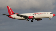 Albawings Boeing 737-408 (ZA-AWB) at  Hamburg - Fuhlsbuettel (Helmut Schmidt), Germany