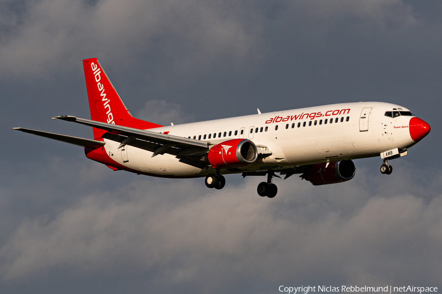 Albawings Boeing 737-408 (ZA-AWB) | Photo 393403