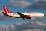 Albawings Boeing 737-408 (ZA-AWB) at  Hamburg - Fuhlsbuettel (Helmut Schmidt), Germany