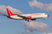 Albawings Boeing 737-408 (ZA-AWB) at  Hamburg - Fuhlsbuettel (Helmut Schmidt), Germany