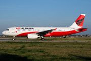 Air Albania Airbus A320-232 (ZA-BBC) at  Bologna, Italy