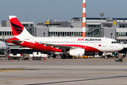 Air Albania Airbus A319-132 (ZA-BEL) at  Dusseldorf - International, Germany