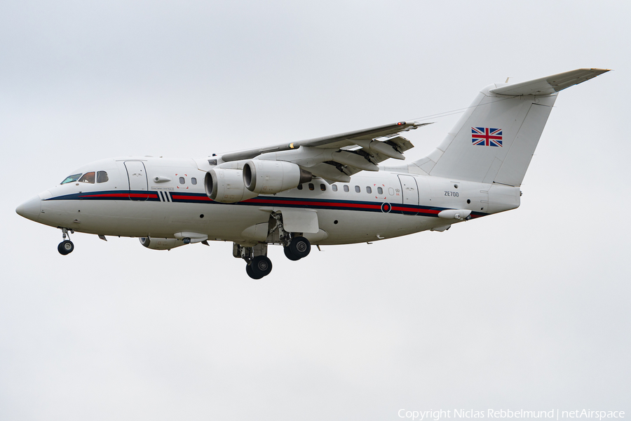 Royal Air Force BAe Systems BAe-146-100 CC2 Statesman (ZE700) | Photo 371994