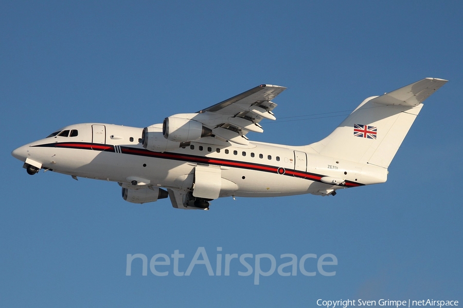 Royal Air Force BAe Systems BAe-146-100 (ZE701) | Photo 11701