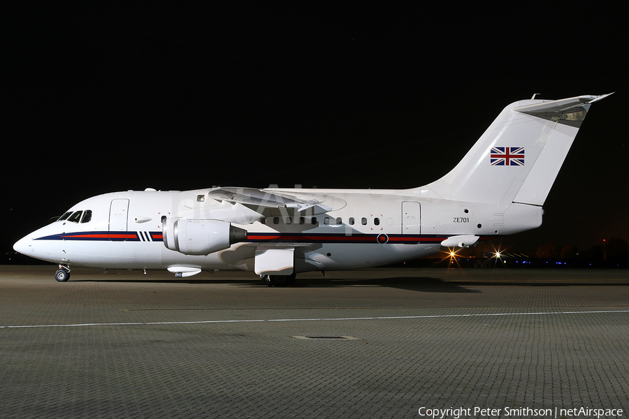 Royal Air Force BAe Systems BAe-146-100 (ZE701) | Photo 270525