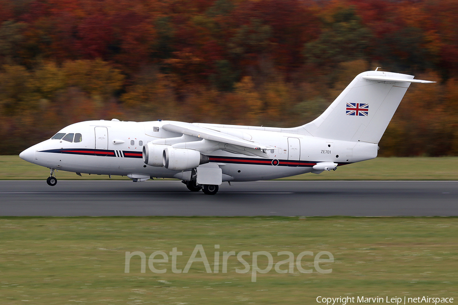 Royal Air Force BAe Systems BAe-146-100 (ZE701) | Photo 489826