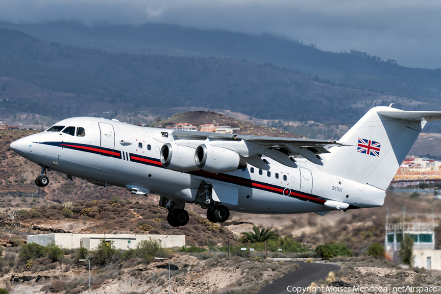 Royal Air Force BAe Systems BAe-146-100 (ZE701) | Photo 145614