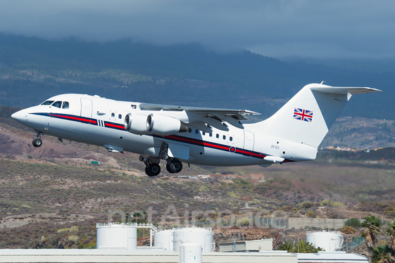 Royal Air Force BAe Systems BAe-146-100 (ZE701) at  Tenerife Sur - Reina Sofia, Spain