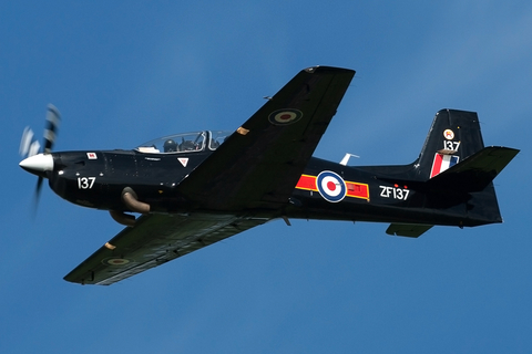 Royal Air Force Short Tucano T.1 (ZF137) at  Glasgow - Prestwick, United Kingdom