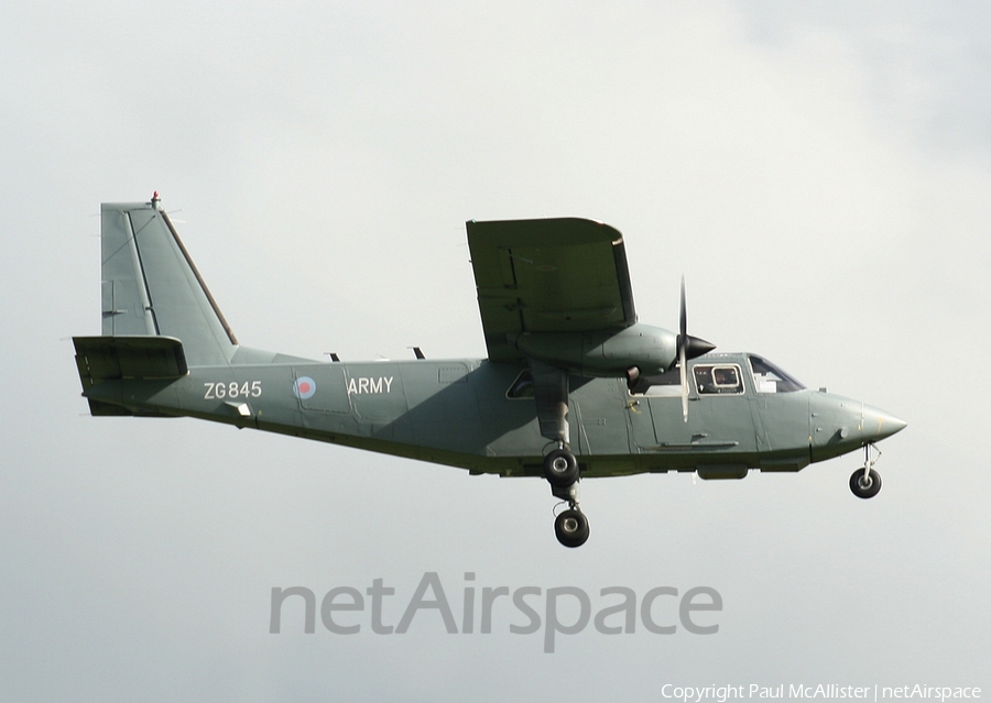 United Kingdom Army Air Corps Britten-Norman BN-2T Islander AL.Mk1 (ZG845) | Photo 4241