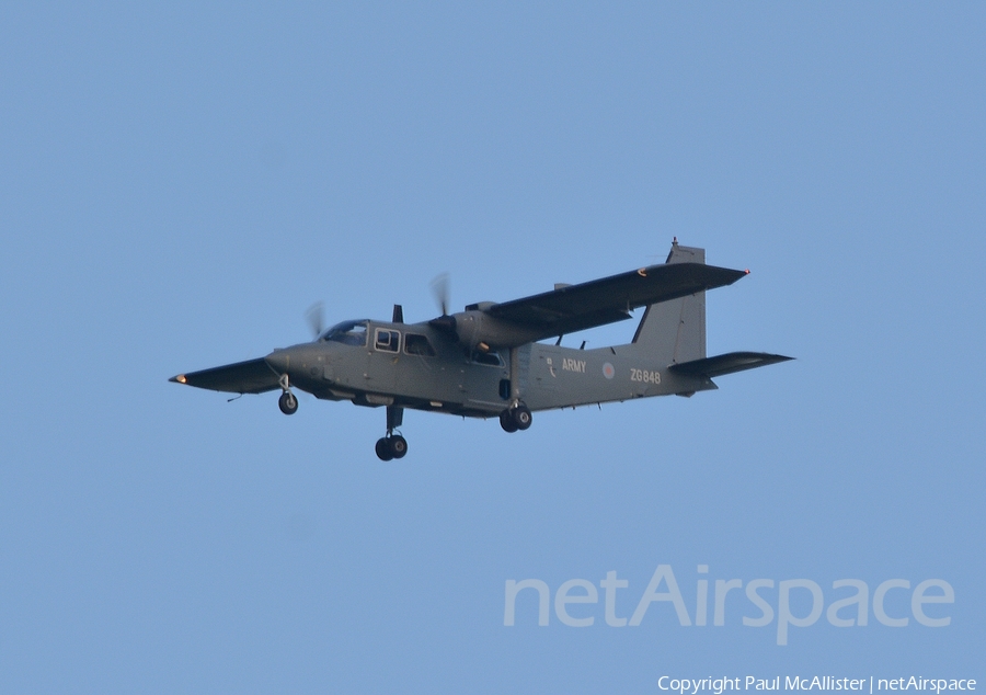 United Kingdom Army Air Corps Britten-Norman BN-2T Turbine Islander (ZG848) | Photo 299023