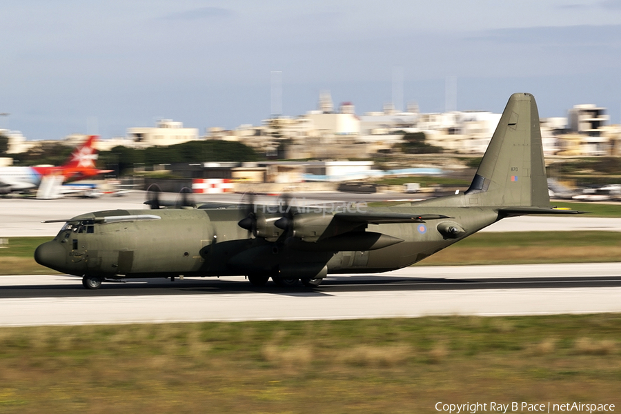 Royal Air Force Lockheed Martin C-130J-30 Hercules C.4 (ZH870) | Photo 93552