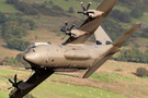 Royal Air Force Lockheed Martin C-130J Hercules C.5 (ZH881) at  Mach Loop - CAD West, United Kingdom