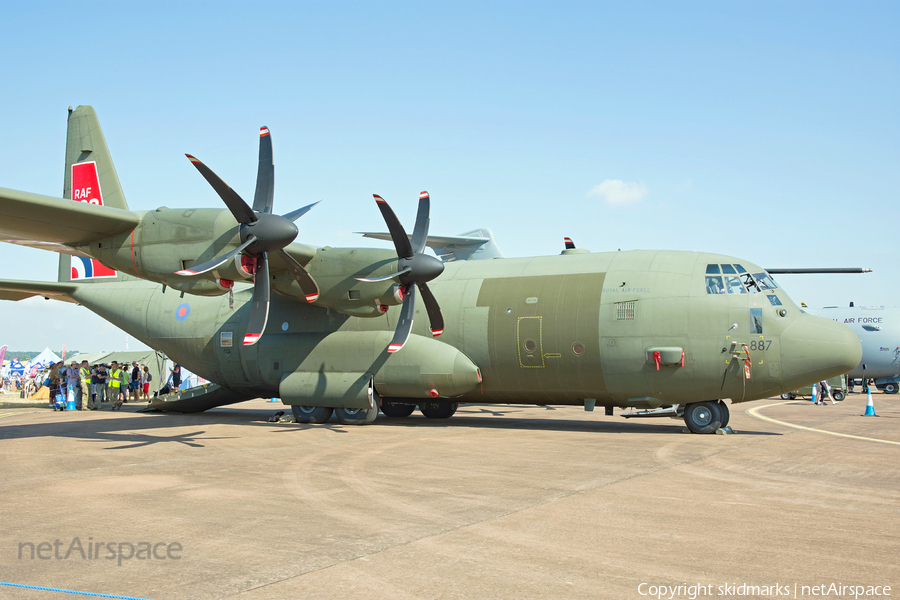 Royal Air Force Lockheed Martin C-130J Hercules C.5 (ZH887) | Photo 299306