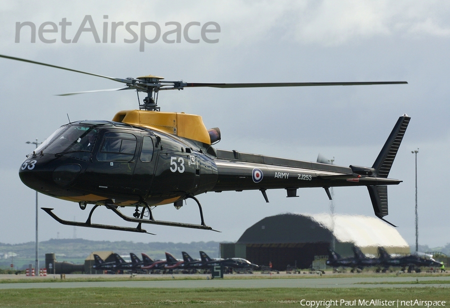United Kingdom Army Air Corps Eurocopter AS350BB Squirrel HT2 (ZJ253) | Photo 3934