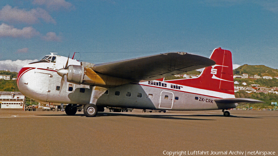 SAFE Air - Straits Air Freight Express Bristol 170 Freighter Mk.31E (ZK-CRK) | Photo 400616