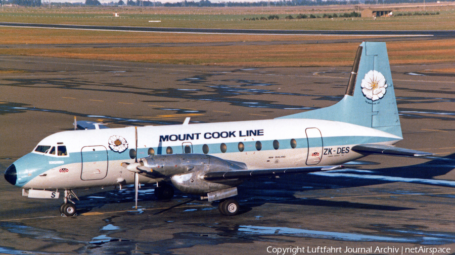 Mount Cook Airlines Hawker Siddeley HS.748-242 Series 2A (ZK-DES) | Photo 400623