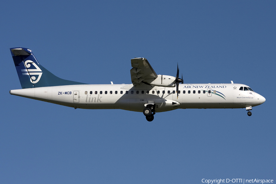 Air New Zealand Link (Mount Cook Airline) ATR 72-500 (ZK-MCB) | Photo 284395