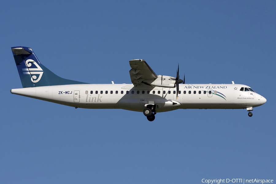 Air New Zealand Link (Mount Cook Airline) ATR 72-500 (ZK-MCJ) | Photo 284397