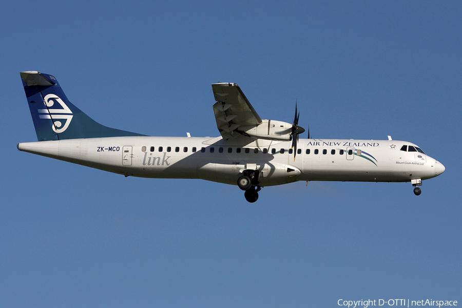 Air New Zealand Link (Mount Cook Airline) ATR 72-500 (ZK-MCO) | Photo 284402