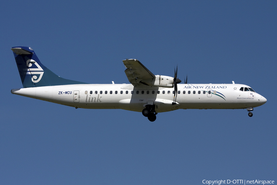 Air New Zealand Link (Mount Cook Airline) ATR 72-500 (ZK-MCU) | Photo 284385