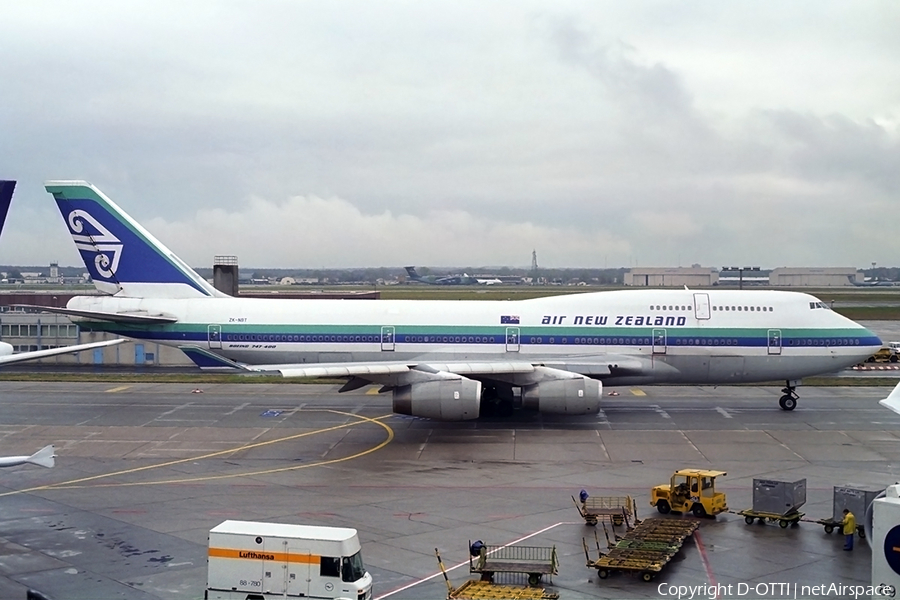 Air New Zealand Boeing 747-419 (ZK-NBT) | Photo 253505