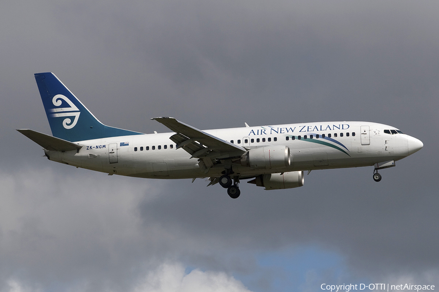 Air New Zealand Boeing 737-3K2 (ZK-NGM) | Photo 284553