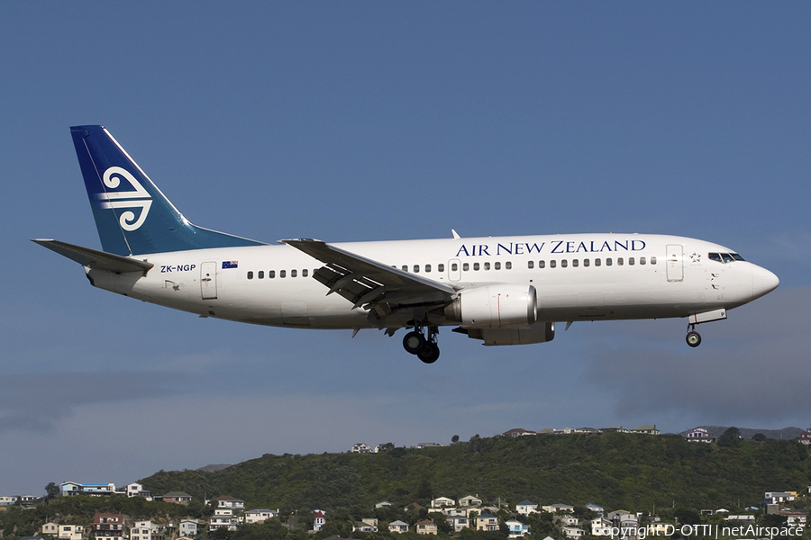 Air New Zealand Boeing 737-33A (ZK-NGP) | Photo 284276
