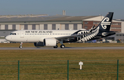 Air New Zealand Airbus A320-271N (ZK-NHA) at  Hamburg - Finkenwerder, Germany