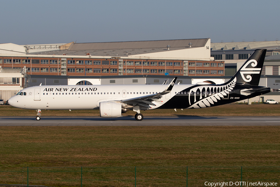 Air New Zealand Airbus A321-271NX (ZK-NND) | Photo 294865