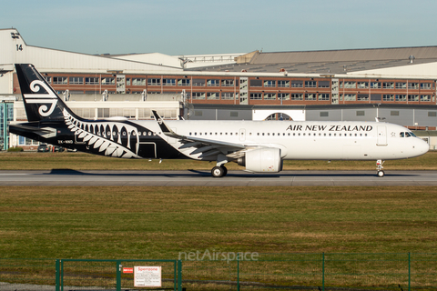 Air New Zealand Airbus A321-271NX (ZK-NND) at  Hamburg - Finkenwerder, Germany