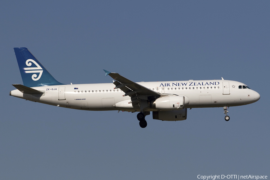 Air New Zealand Airbus A320-232 (ZK-OJA) | Photo 283870
