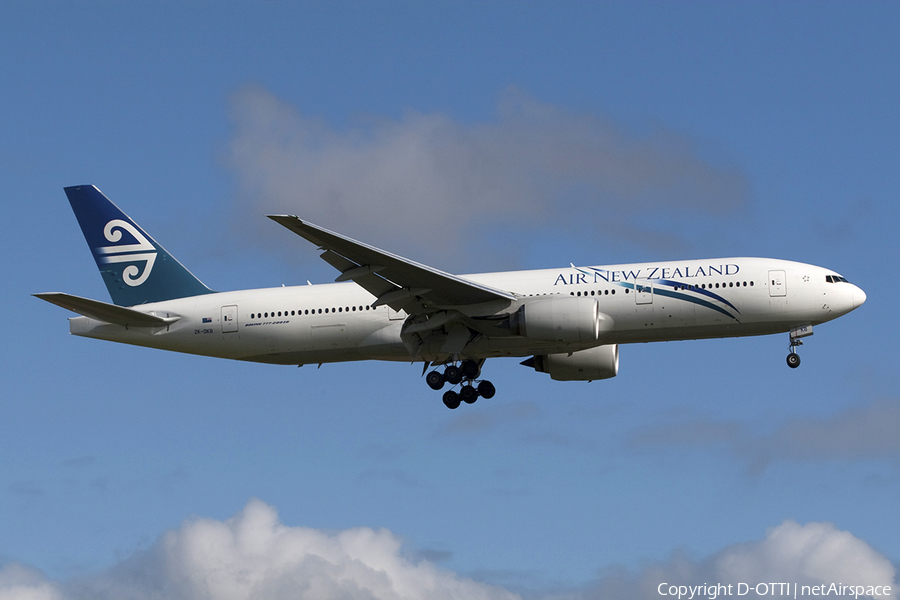Air New Zealand Boeing 777-219(ER) (ZK-OKB) | Photo 284556