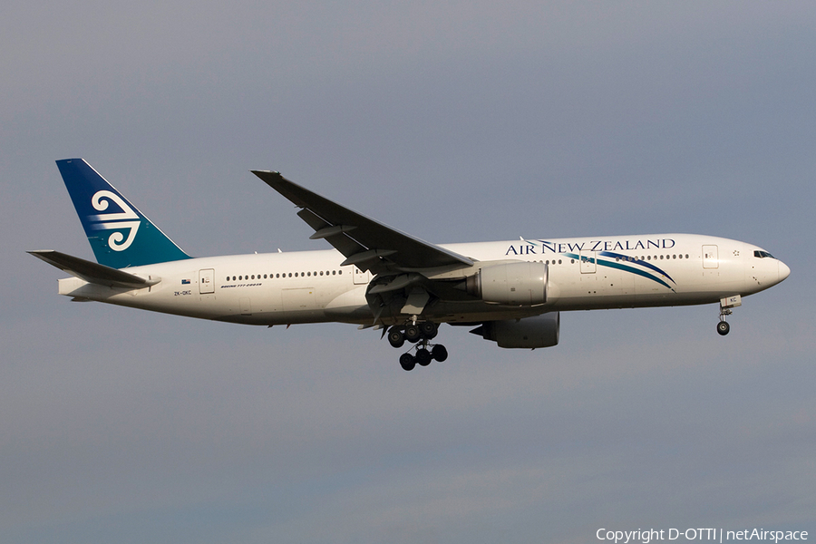 Air New Zealand Boeing 777-219(ER) (ZK-OKC) | Photo 271743