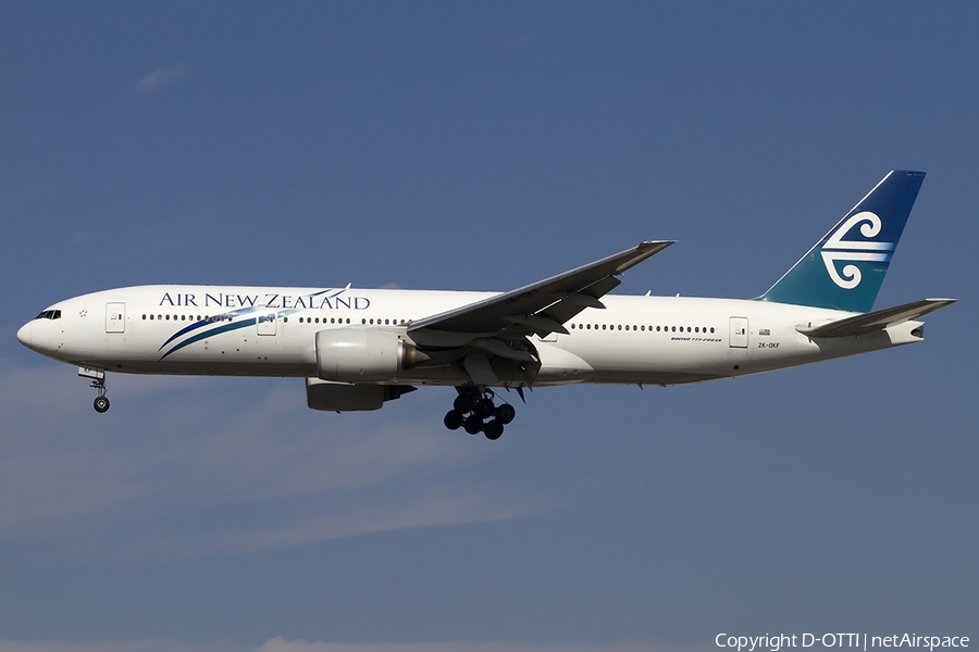 Air New Zealand Boeing 777-219(ER) (ZK-OKF) | Photo 458328