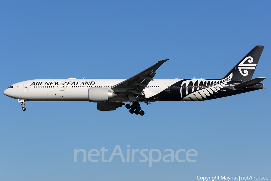 Air New Zealand Boeing 777-319(ER) (ZK-OKS) | Photo 224496