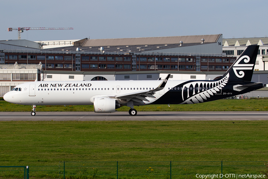 Air New Zealand Airbus A321-271NX (ZK-OYA) | Photo 534026