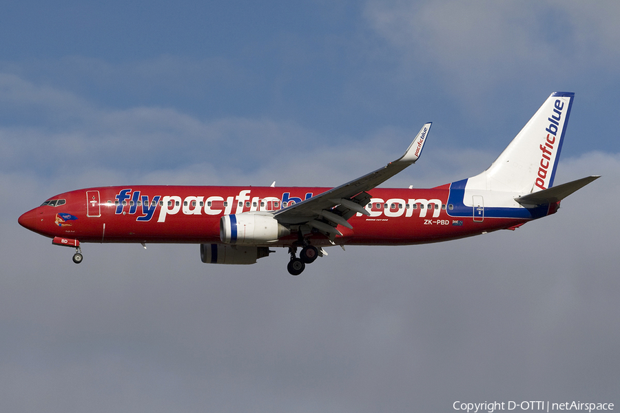 Pacific Blue Boeing 737-8FE (ZK-PBD) | Photo 283175
