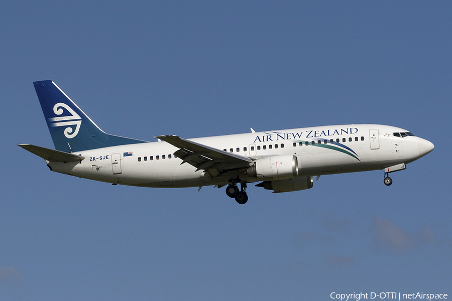 Air New Zealand Boeing 737-3K2 (ZK-SJE) | Photo 284390