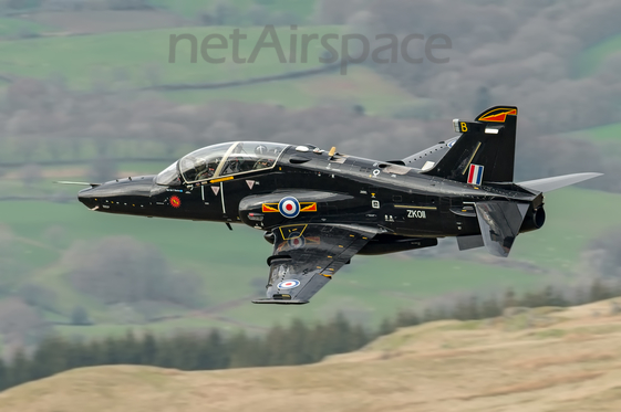 Royal Air Force BAe Systems Hawk T2 (ZK011) at  Mach Loop - CAD West, United Kingdom