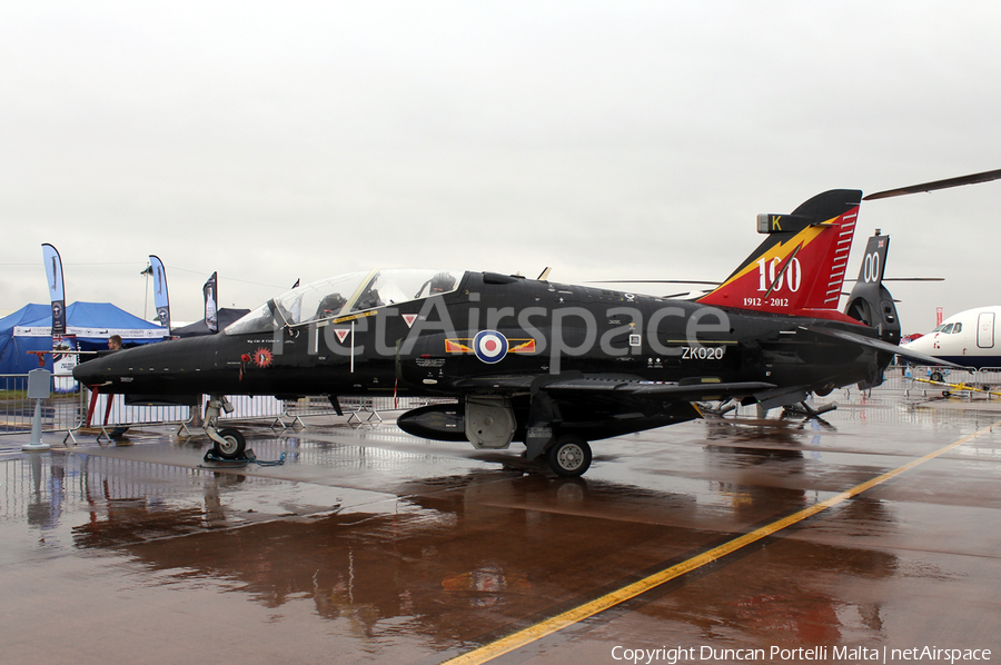 Royal Air Force BAe Systems Hawk T2 (ZK020) | Photo 428496