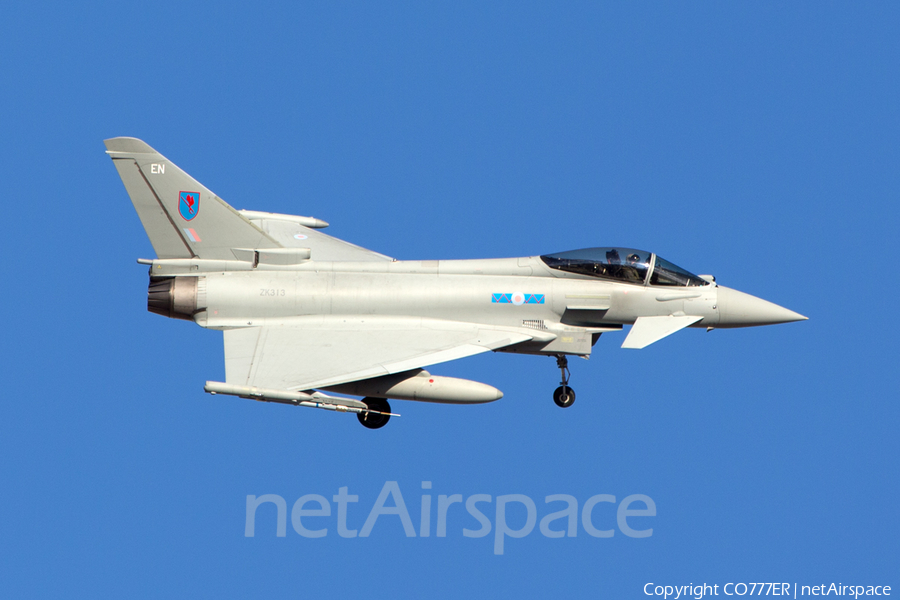 Royal Air Force Eurofighter Typhoon FGR4 (ZK313) | Photo 39816