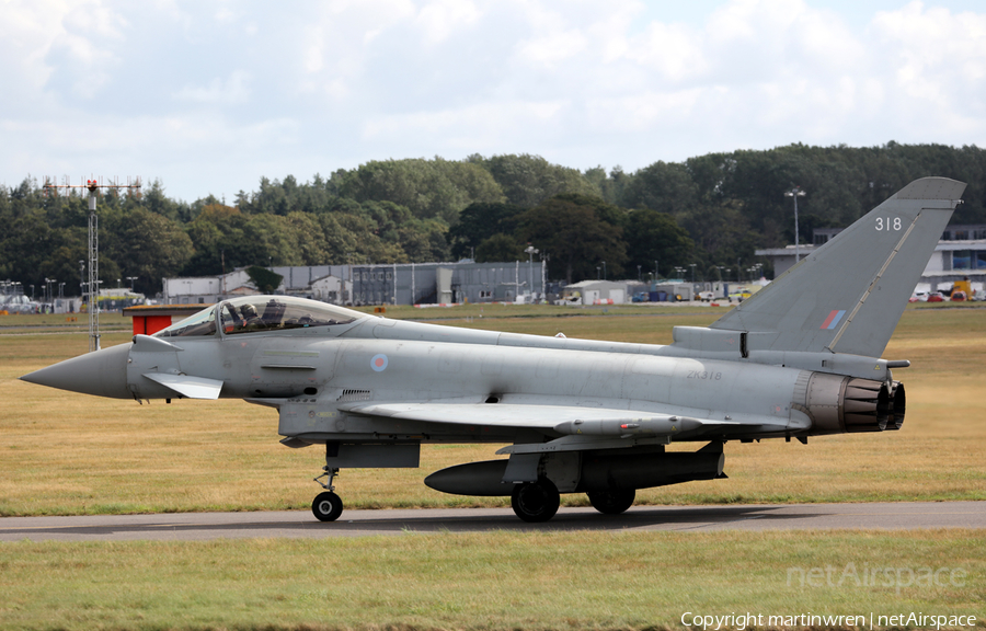Royal Air Force Eurofighter Typhoon FGR4 (ZK318) | Photo 346476