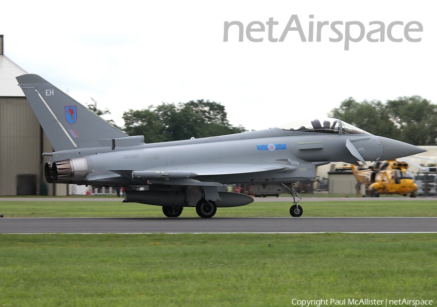 Royal Air Force Eurofighter Typhoon FGR4 (ZK333) | Photo 129125