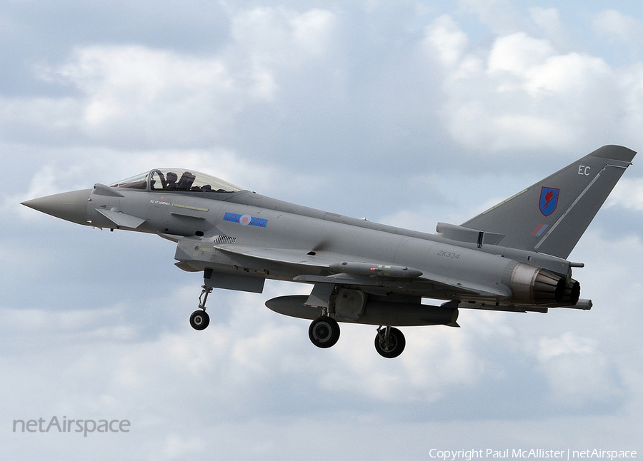 Royal Air Force Eurofighter Typhoon FGR4 (ZK334) | Photo 18428