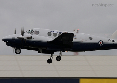 Royal Air Force Beech King Air B200 (ZK450) at  RAF Fairford, United Kingdom