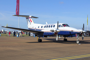 Royal Air Force Beech King Air B200GT (ZK460) at  RAF Fairford, United Kingdom