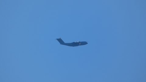 Royal Air Force Airbus A400M Atlas C.1 (ZM417) at  In Flight, Guernsey