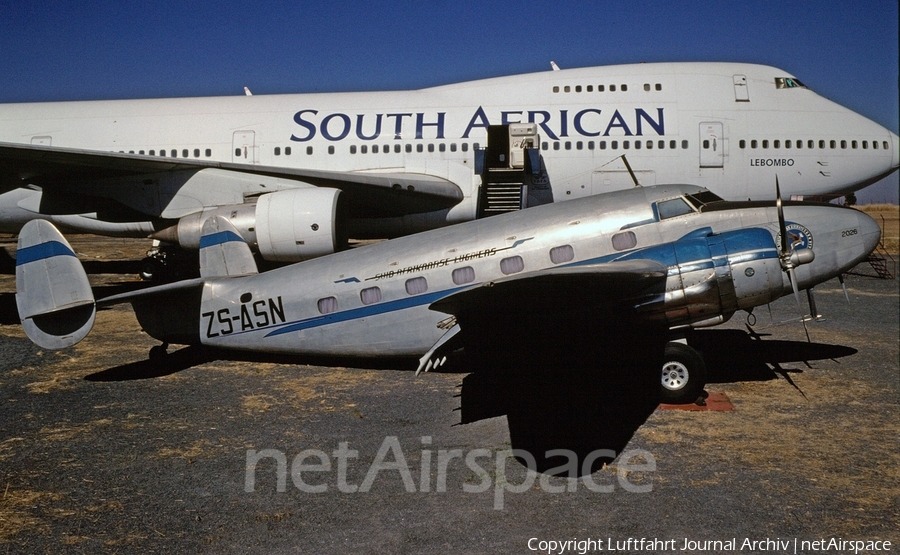 South African Airways Lockheed L-18-08 Lodestar (ZS-ASN) | Photo 410286