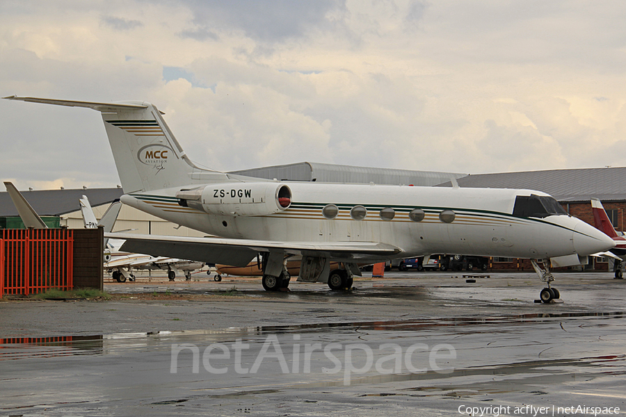 (Private) Gulfstream GIIB (ZS-DGW) | Photo 159550